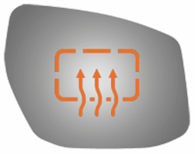 Nissan Maxima 2018 Passenger Right Side Mirror Glass Heated