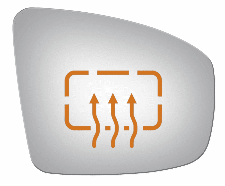 Nissan Murano 2009 2010 2011 Passenger Side Mirror Glass Heated