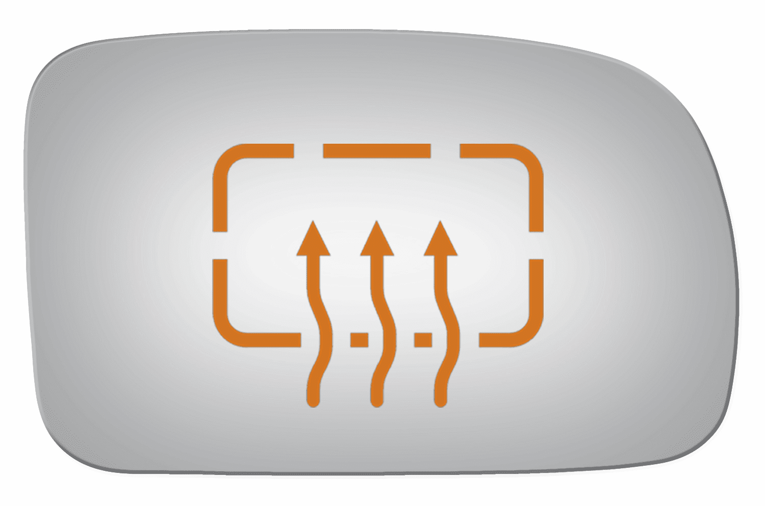 Nissan Quest 1997 1998 1999 Passenger Side Mirror Glass Heated