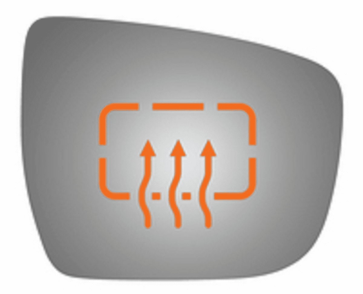 Nissan Rogue 2014 Passenger Side Mirror Glass