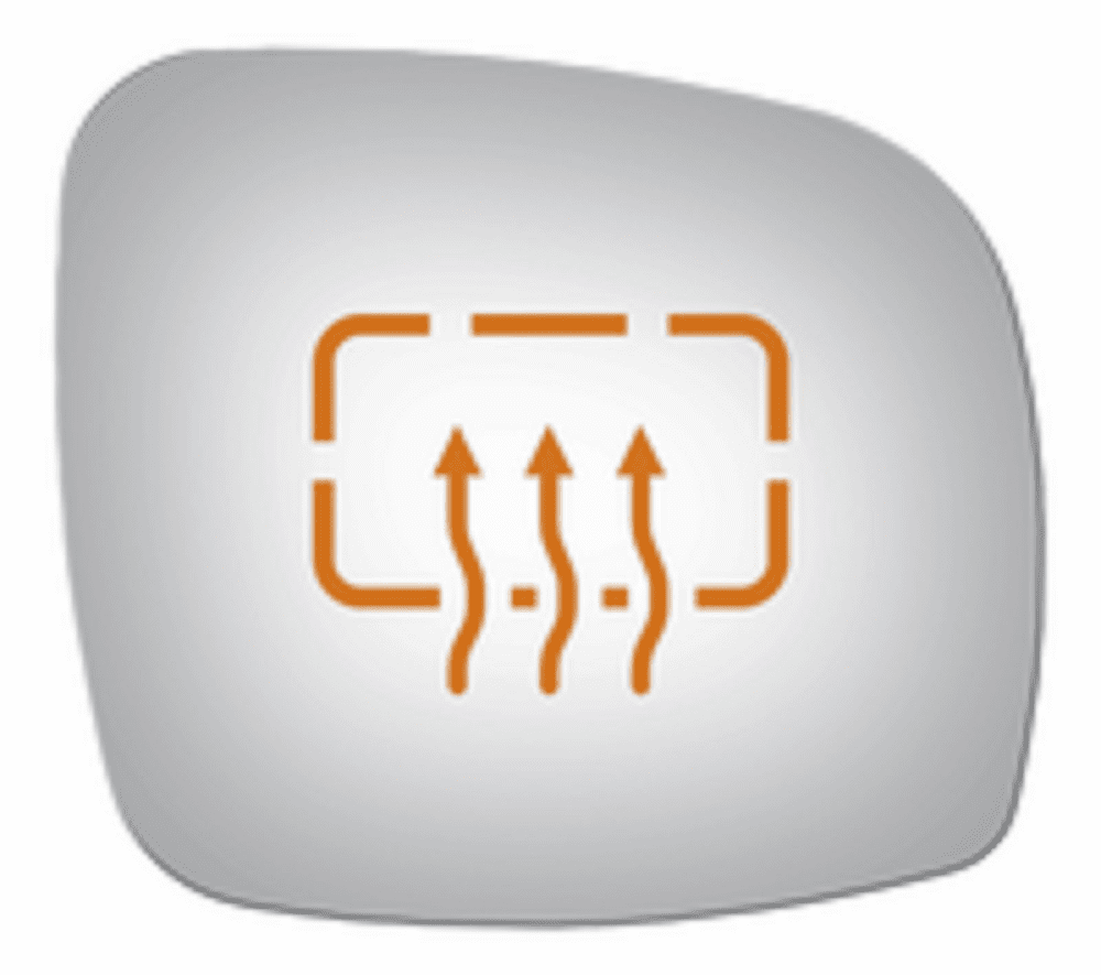 Nissan Rogue Select 2014 2015 Passenger Side Mirror Glass Heated