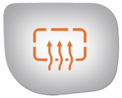 Nissan Titan 2017 Passenger Side Mirror Glass Heated