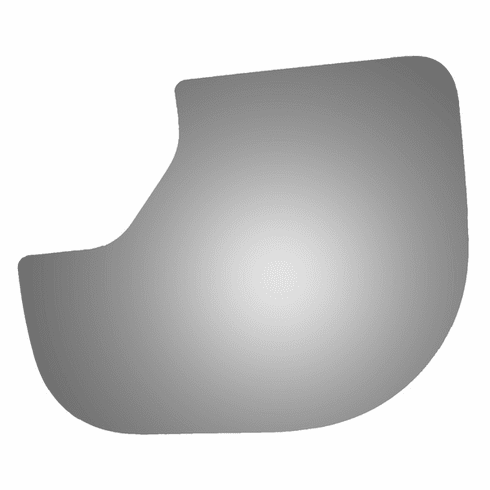 Nissan Titan XD 2016 2017 2018 2019 2020 2021 Left Driver Side Mirror Glass