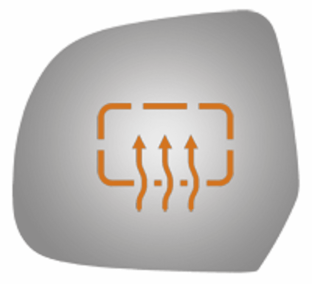 Nissan Versa Note 2015 Driver Side Heated Mirror Glass