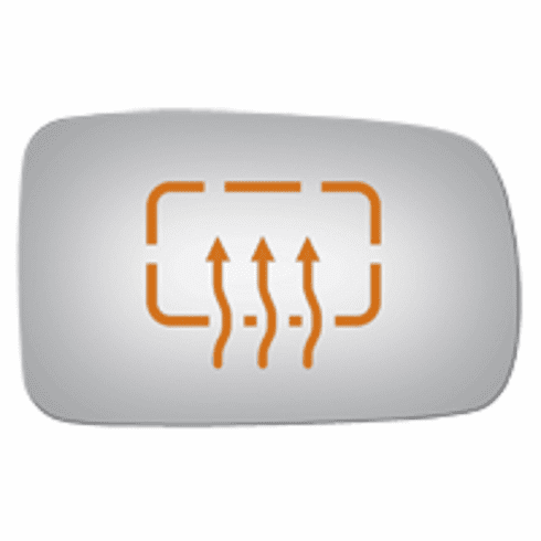 Plymouth Grand Voyager 1991 1992 1993 1994 Passenger Right Side Mirror Glass Heated 