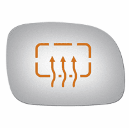 Plymouth Grand Voyager 1996 1997 1998 1999  Passenger Right Side Mirror Glass Heated 