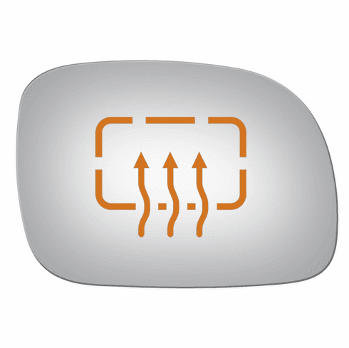 Plymouth Grand Voyager 2000 Passenger Side Mirror Glass Heated 