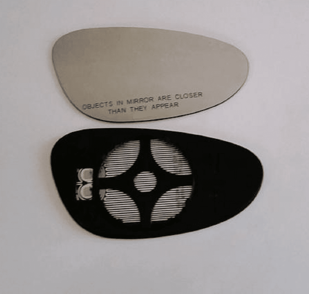 Porsche 911 2003 Passenger Side Heated Mirror Glass Clip-On 