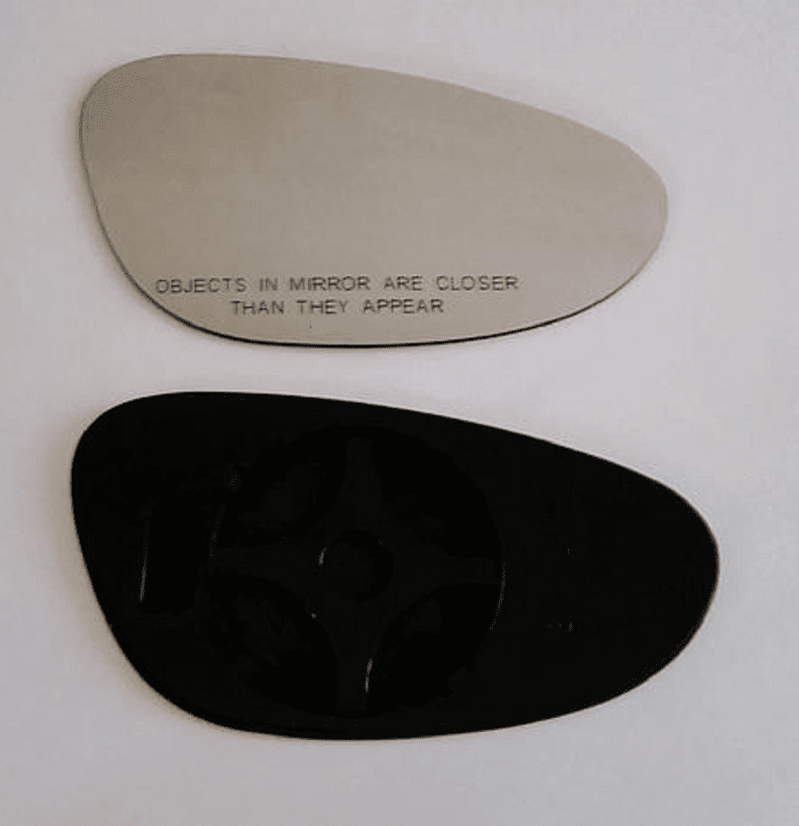 Porsche 911 2003 Passenger Side Mirror Glass Clip-On