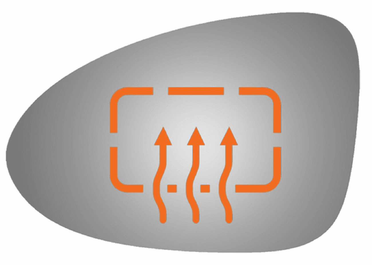 Porsche Macan 2016 Driver Side Mirror Glass Heated