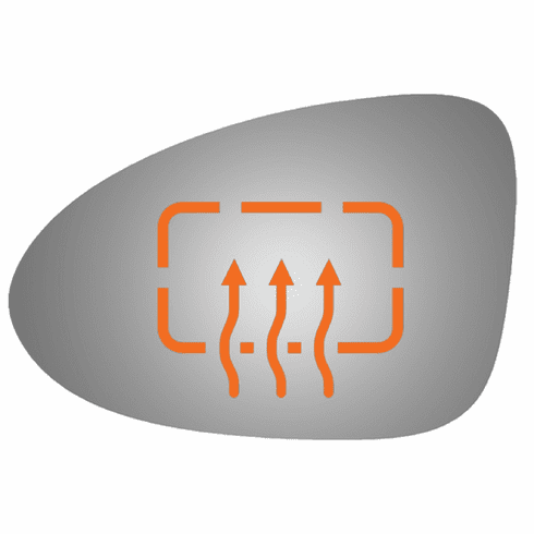 Porsche Macan 2017 Driver Side Mirror Glass Heated