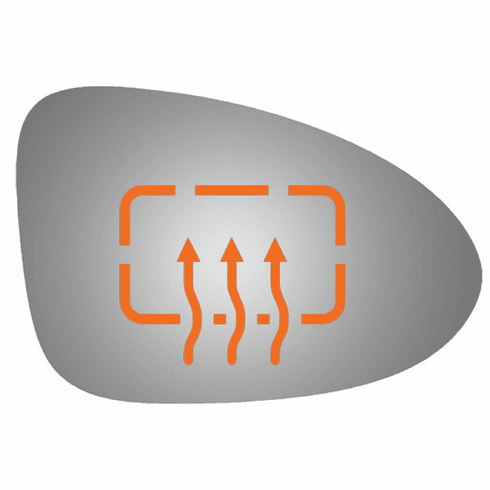 Porsche Macan 2017 Passenger Side Mirror Glass Heated