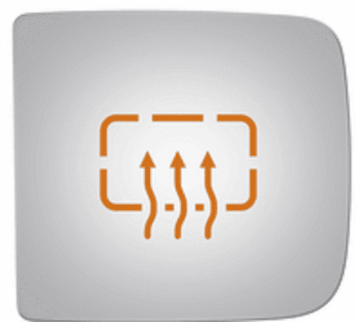 RAM 1500 2012 Driver Left Side Mirror Glass Heated