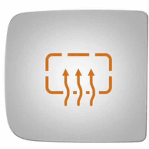 RAM 1500 2012 Passenger Right Side Mirror Glass Heated