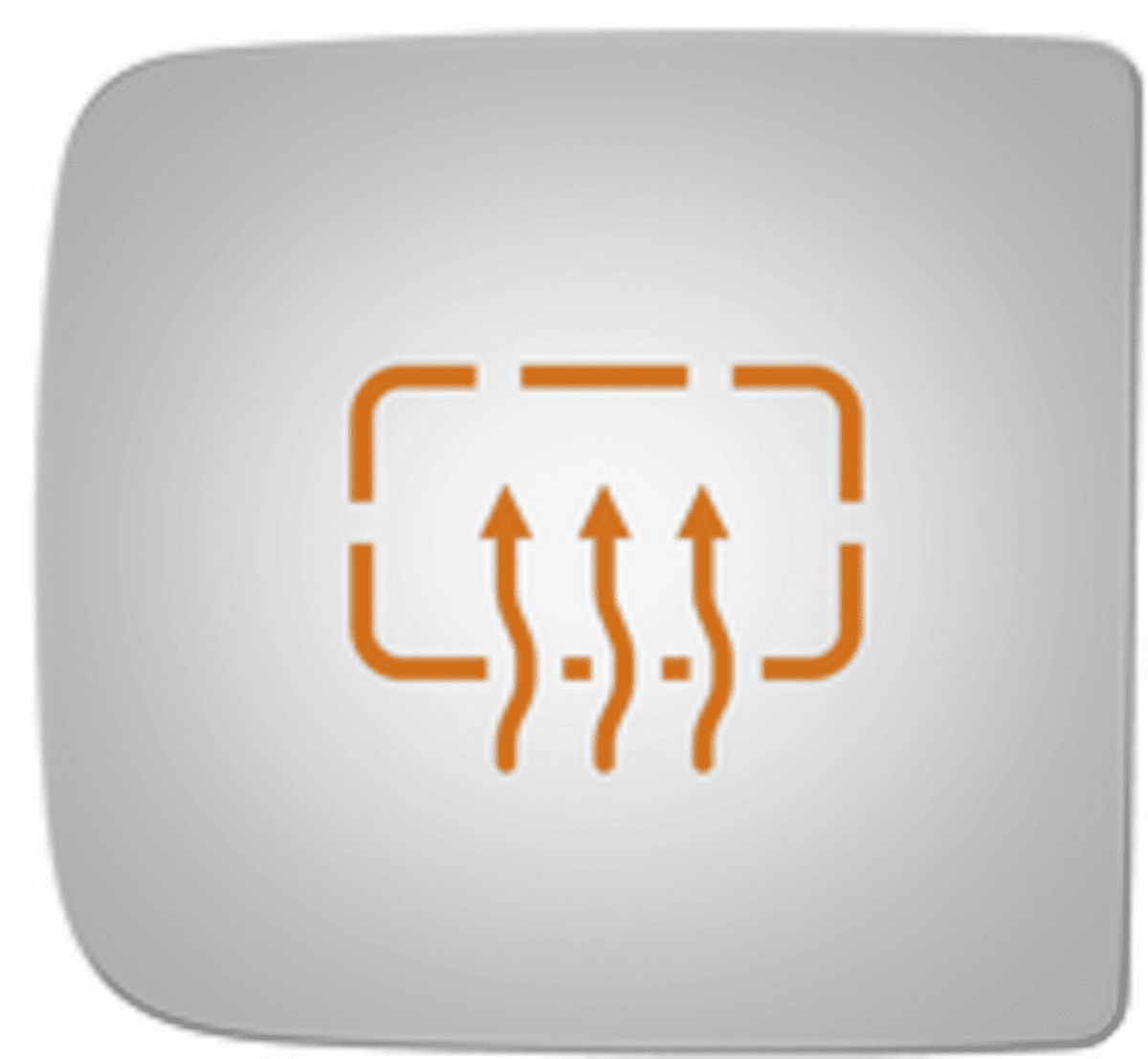 RAM 1500 2012 Passenger Right Side Mirror Glass Heated