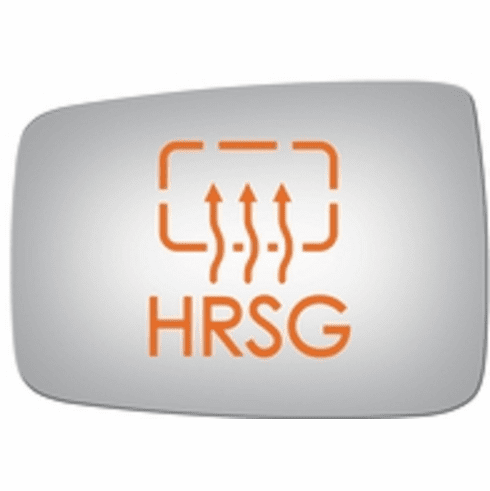 RAM 1500 2014 Driver Left Side Mirror Glass Heated