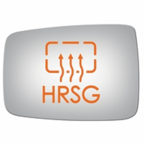 RAM 1500 2014 Driver Left Side Mirror Glass Heated