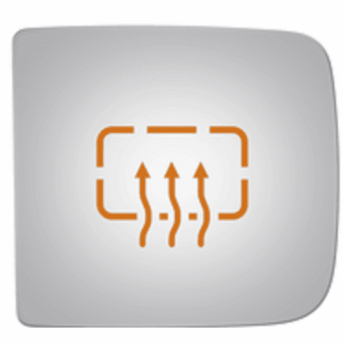 RAM 1500 2015 Driver Left Side Mirror Glass Heated