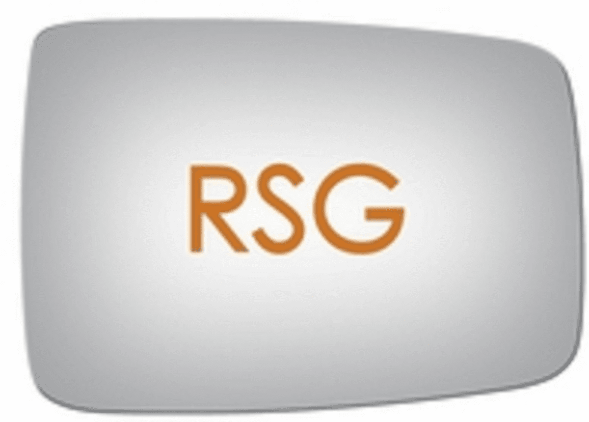 RAM 1500 2016 Passenger Right Side Mirror Glass