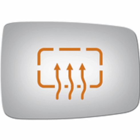 RAM 1500 2017 Passenger Right Side Mirror Glass Heated