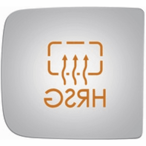 RAM 1500 2017 Passenger Right Side Mirror Glass Heated