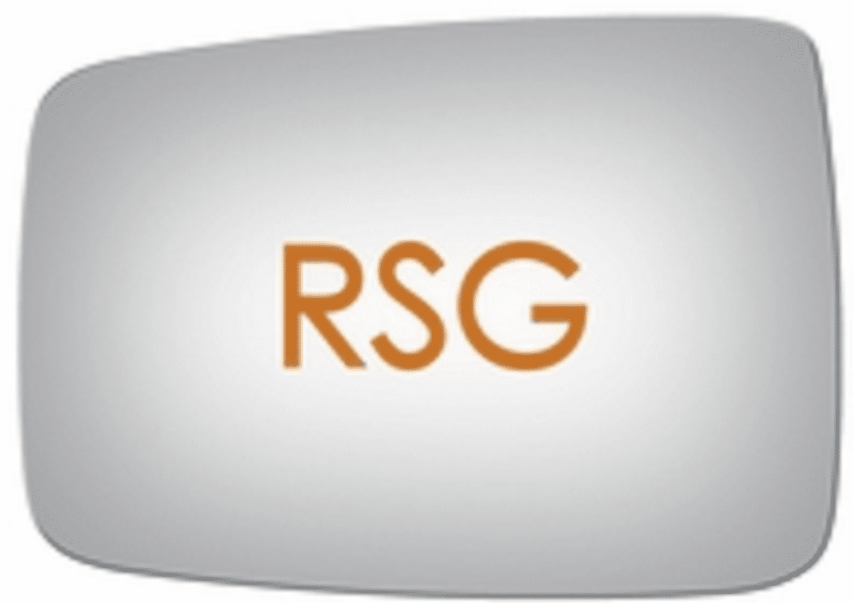 RAM 1500 2018 Driver Left Side Mirror Glass