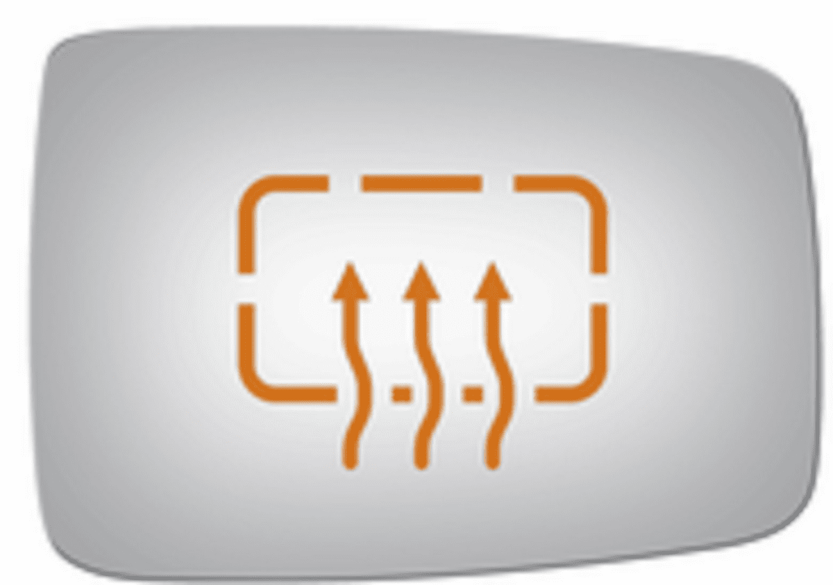 RAM 1500 2018 Passenger Right Side Mirror Glass Heated