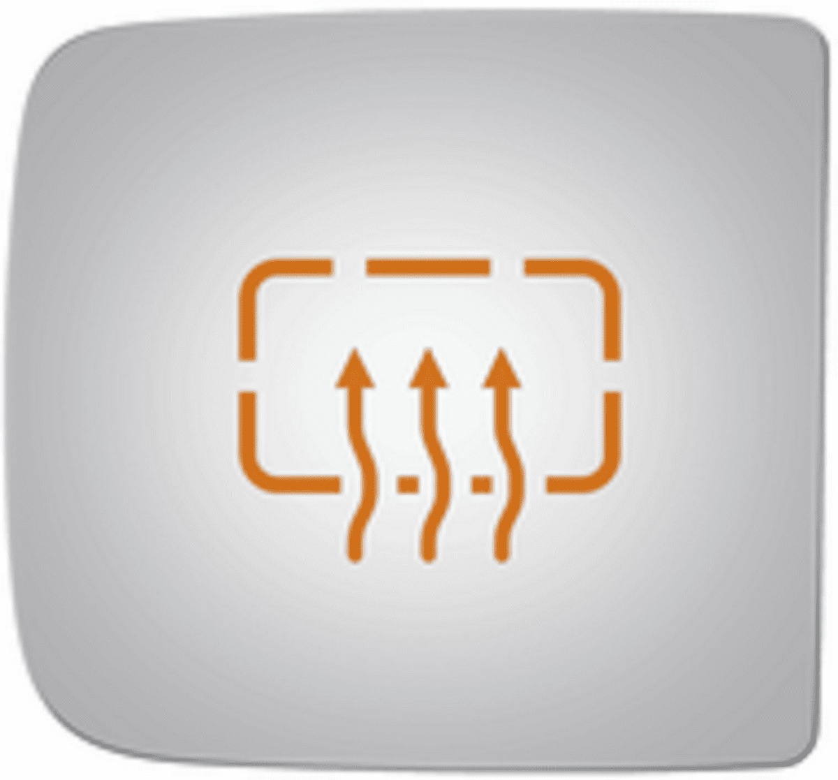 RAM 2500 2011 Passenger Right Side Mirror Glass Heated