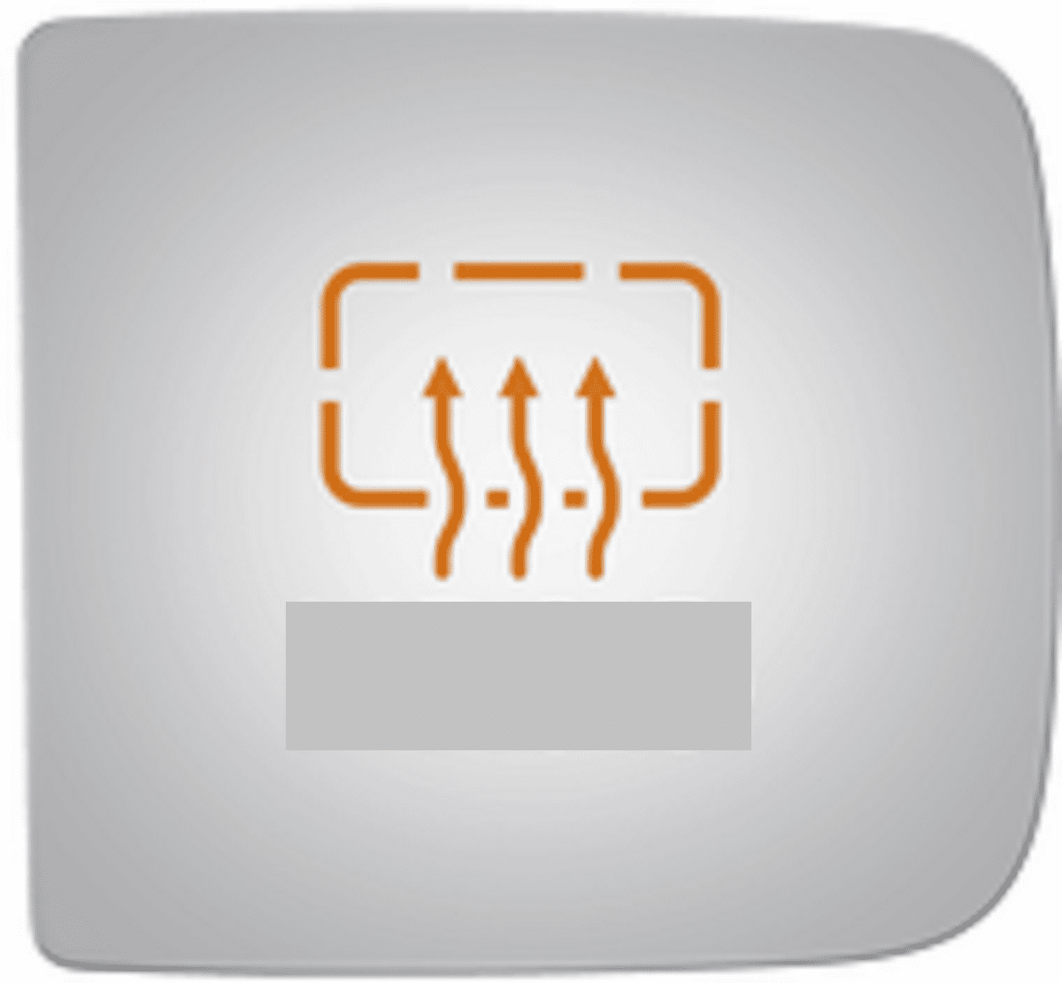 RAM 2500 2013 Driver Left Side Mirror Glass Heated