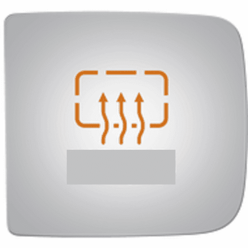 RAM 2500 2016 Driver Left Side Mirror Glass Heated