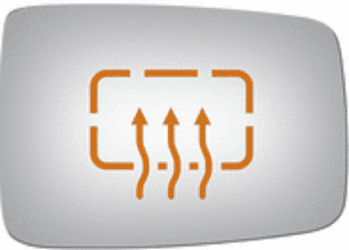 RAM 2500 2016 Passenger Right Side Mirror Glass Heated