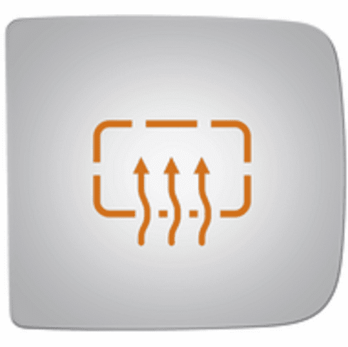 RAM 2500 2017 Driver Left Side Mirror Glass Heated