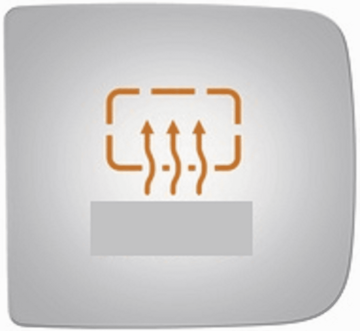 RAM 2500 2017 Driver Left Side Mirror Glass Heated