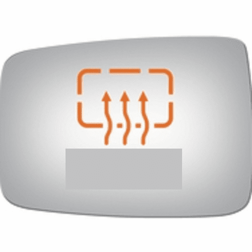 RAM 2500 2017 Driver Left Side Mirror Glass Heated