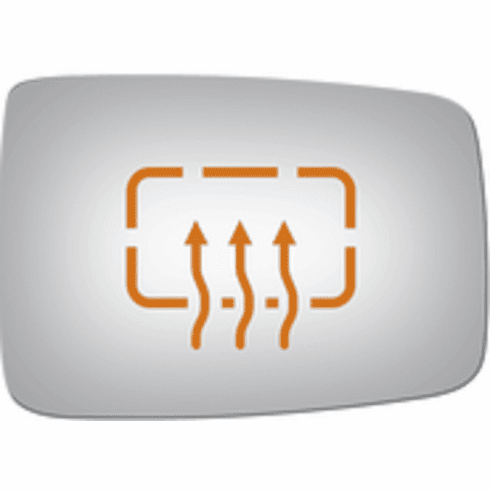 RAM 2500 2017 Passenger Right Side Mirror Glass Heated