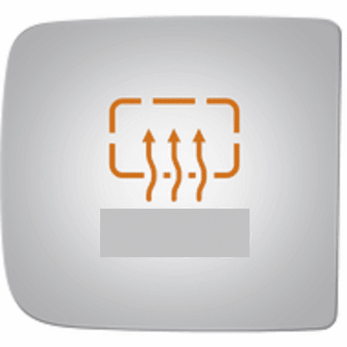 RAM 2500 2017 Passenger Right Side Mirror Glass Heated