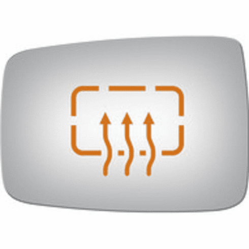 RAM 2500 2018 Driver Left Side Mirror Glass Heated