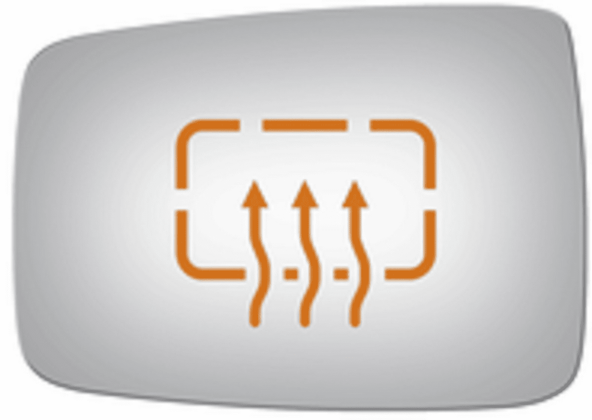 RAM 2500 2018 Mirror Glass Driver Left Side Heated