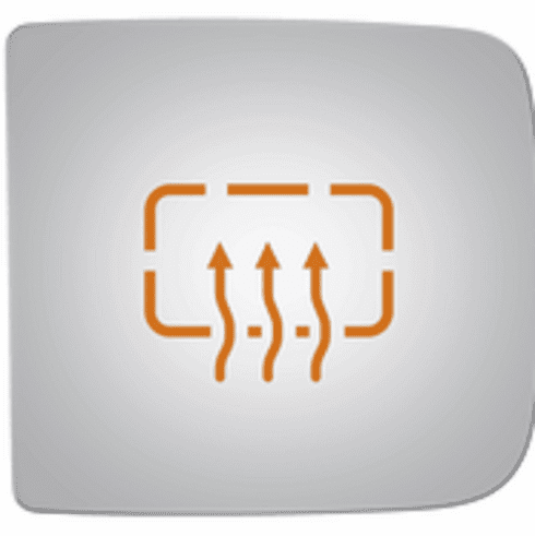 RAM 3500 2017 Driver Left Side Heated Mirror Glass