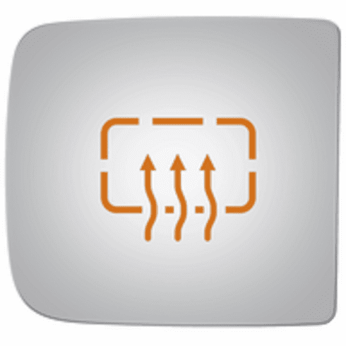 RAM 3500 2017 Passenger Right Side Heated Mirror Glass