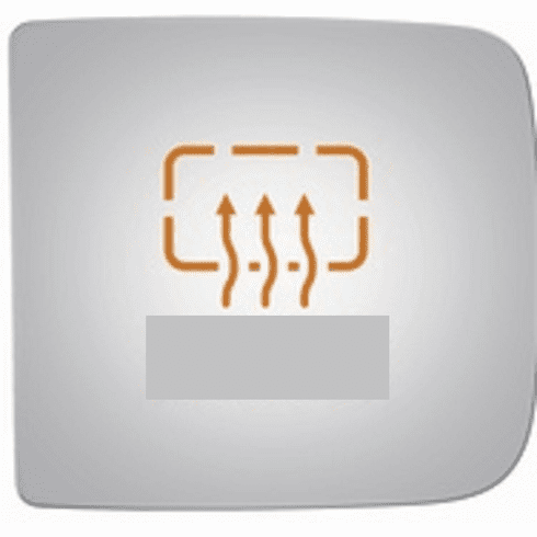 RAM 3500 2018 Driver Left Side Mirror Glass Heated