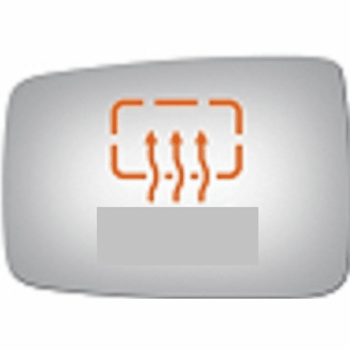 RAM 3500 2018 Driver Left Side Mirror Glass Heated