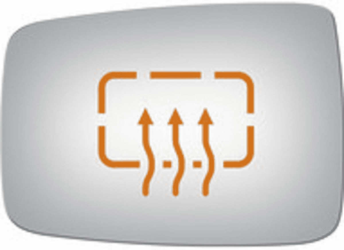 RAM 3500 2018 Driver Left Side Mirror Glass Heated