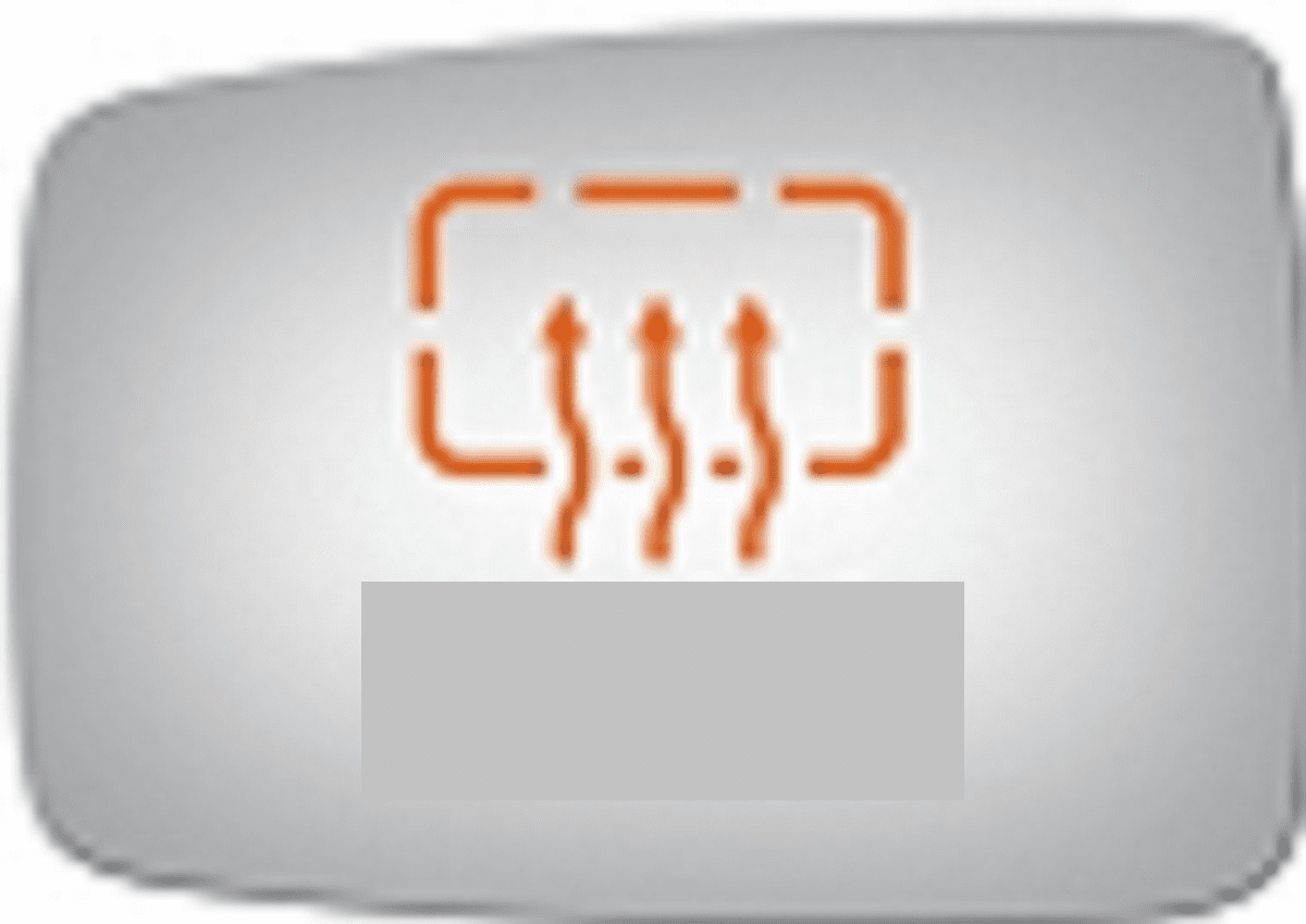 RAM 3500 2018 Driver Left Side Mirror Glass Heated