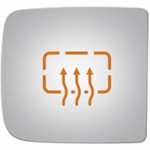 RAM 3500 2018 Passenger Right Side Mirror Glass Heated