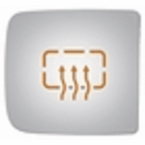 Ram 4500 2013 Passenger Side Heated Mirror Glass