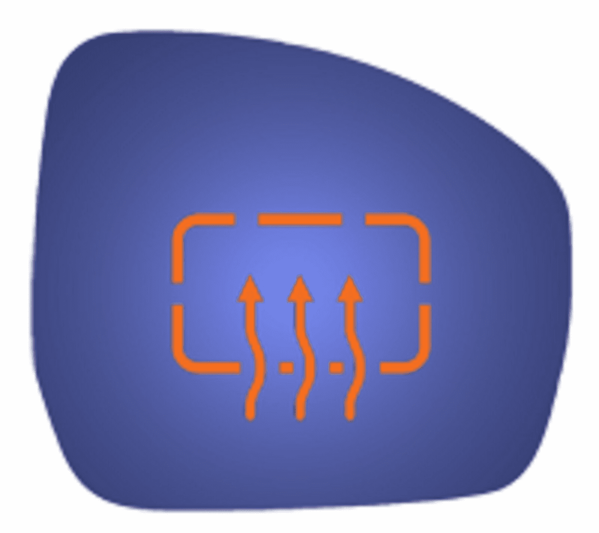 Range Rover 2017 Passenger Right Side Mirror Glass Heated.