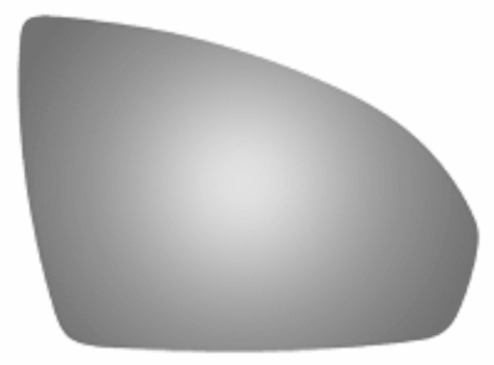 Smart ForTwo 2014 Passenger Side Convex Mirror Glass