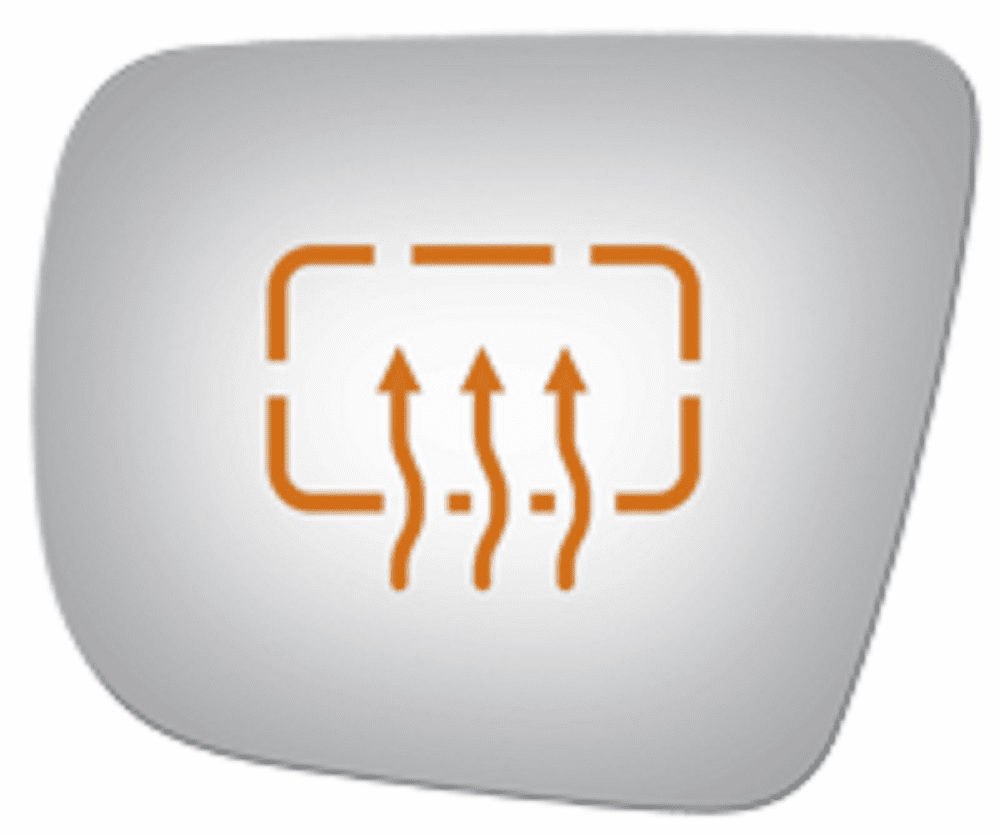 Subaru Forester 2008 Driver Side Heated Mirror Glass