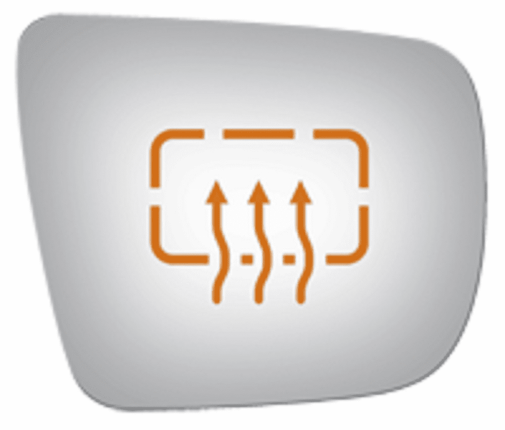 Subaru Forester 2008 Passenger Side Heated Mirror Glass